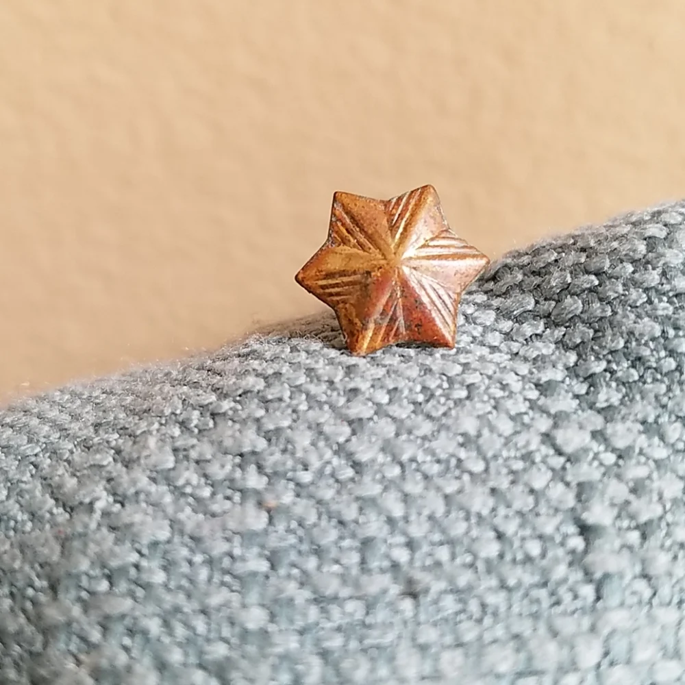 VINTAGE/ANTIQUE Girl Scout 6 Point Gold Member Pin